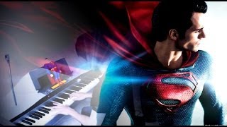 MAN OF STEEL HANS ZIMMER  Arcade Violin amp Piano Duet ft HarbingerDOOM [upl. by Elexa991]