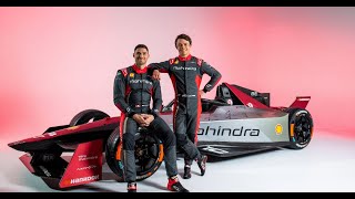 Nyck de Vries and Edo Mortara Reveal Mahindra Racing Season 10 Formula E Livery [upl. by Ferro]