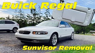 ‘9704 Buick Regal Sun Visor Removal [upl. by Mudenihc]