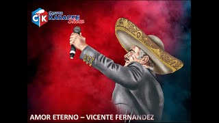 karaoke amor eterno vicente fernandez official karaokesongslyrics vicentefernández [upl. by Aliban]