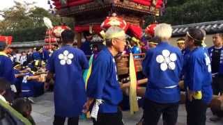 2014 奈良 法隆寺 斑鳩の里 秋祭り 斑鳩神社 ⑦ [upl. by Nefets915]