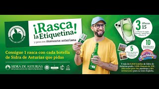 ¡Rasca la Etiquetina y gana con manzana asturiana [upl. by Enidlarej]