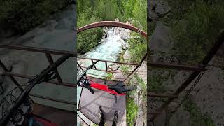 Bike trail has a unique bridge feature 😮🚴  🎥 gregamali [upl. by Sigsmond217]