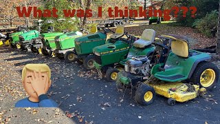 I Bought 8 Broken John Deere Lawn Tractors… How Did I Do [upl. by Pillihpnhoj]