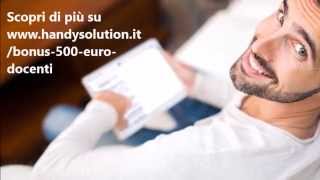 Bonus 500 euro Docenti [upl. by Anoval]