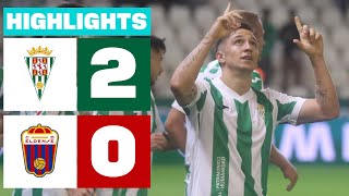 CÓRDOBA CF 2  0 CD ELDENSE  RESUMEN LALIGA HYPERMOTION [upl. by Llednohs]