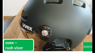 Uvex  rush visor  vorgestellt [upl. by Yolande75]