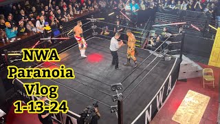 NWA Paranoia Vlog 11324 trending prowrestling [upl. by Suivat]