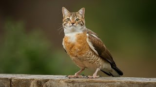 El PÁJARO GATO 😨 El Animal Mas RARO del MUNDO  ANIMALES HIBRIDOS 😱 [upl. by Eniffit]