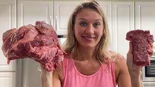 Carnivore Diet Costco Hack Watch Me Transform A Chuck Roll Into Mouthwatering Steaks [upl. by Olocin]