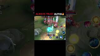 MOBILE LEGENDS ALPHA 1 VS ALL tyrant mlbb shorts mobilelegends [upl. by Einoj922]