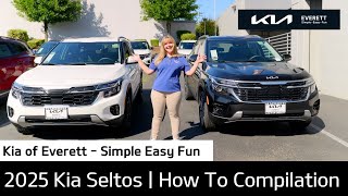 2025 Kia Seltos  How To Use The Features [upl. by Dutch]