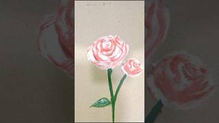 Flower Acrylic Painting acrylicpainting youtubeshorts [upl. by Oiraved]