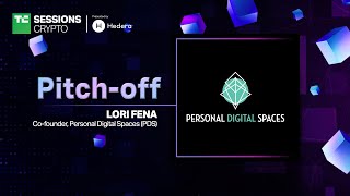 TechCrunch Crypto Pitchoff Personal Digital Spaces [upl. by Ellessig]