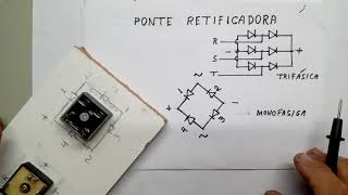 Como testar pontes retificadoras trifásica e monofásica [upl. by Ecyac974]