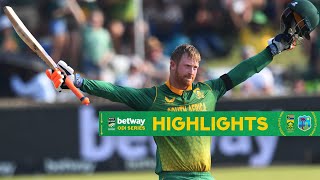 Proteas vs West Indies  3rd ODI Highlights  18 March 2023  JB Marks Oval Potchefstroom [upl. by Aymer]