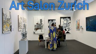 Art Salon Zurich Swiss new contemporary art fair Art Salon Zürich züriche Kunstmesse d Gegenwart [upl. by Mogerly518]