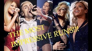 the MOST IMPRESSIVE Runs amp Riffs  Singers [upl. by Fitz]