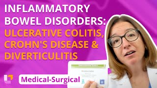 Ulcerative Colitis Crohns Disease amp Diverticulitis  MedicalSurgical GI  LevelUpRN [upl. by Louella]