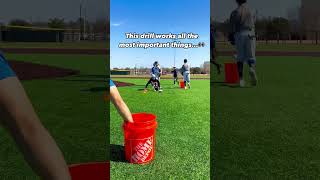 The Best Youth Baseball Infield Drill 👀 [upl. by Bosson]