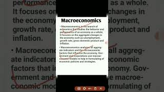 Macroeconomics  economic  education  shorts [upl. by Annatsirhc554]