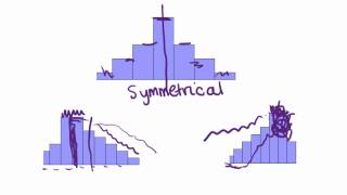 Maths Tutorial Describing Statistical Distributions Part 1 of 2 [upl. by Ettevey]