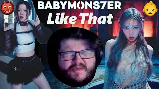 🔥 BABYMONSTER ALREADY DROPPED SOTY 🔥 BABYMONS7ER LIKE THAT Lyrics REACTION  MONSTERS Intro [upl. by Aiynot716]