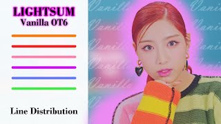 LIGHTSUM  Vanilla OT6 Version「Line Distribution」 [upl. by Boardman]