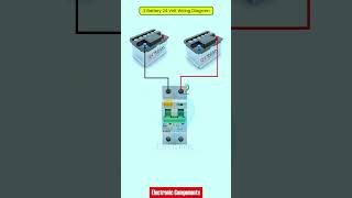 2 battery 24 volt wiring diagram RCBOResidual Current Circuit Breaker With Overcurrent Protection⚡⚡ [upl. by Eelarac]