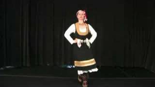 Bulgarian Folk Dancing  Bulgarian Folk Dance Step Combinations [upl. by Nerred]