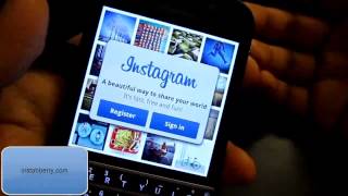 Instagram For blackberry Download How to Install Instagram on Blackberry [upl. by Itra821]