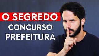 A Tática que eu utilizei para ser APROVADO no Concursos de Prefeitura [upl. by Ahsillek]