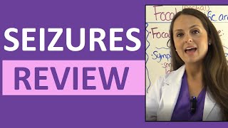 Seizures Epilepsy Nursing NCLEX TonicClonic Generalized Focal Symptoms [upl. by Aeli624]