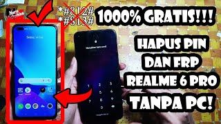 Cara mengapus pin Realme 6 Pro dan FRP tanpa komputer metode termudah [upl. by Belcher143]