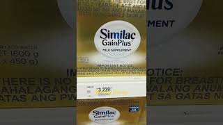 Similac Gain Plus Milk Supplement 24kg Price similac milk price [upl. by Atisor]