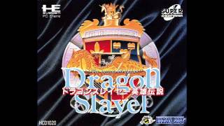 Dragon Slayer The Legend of Heroes PC Engine CD  Town [upl. by Neret]