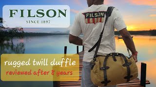 FILSON Rugged Twill Duffle  8 Years Later [upl. by Vincenty]