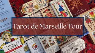 Tour of Tarot de Marseille ⚜️ Books Resources and Deck Collection [upl. by Gnat392]