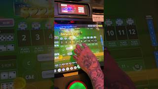 Let me show you how to double 500 on bubble craps casino gamble craps gambling lasvegas [upl. by Coretta]