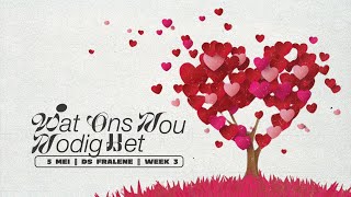 Wat ons nou nodig het  Week 3  Ds Fralene [upl. by Osei]