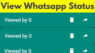 How To View Whatsapp Status Without Letting Them KnowSee Someones Whatsapp Story [upl. by Abbotsen]