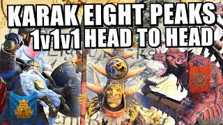 🔴 1v1v1 Head to Head Race to Karak Eight Peaks Campaign [upl. by Gallagher]