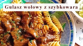 Gulasz wołowy z szybkowara  Oluś gotuje [upl. by Dillon]