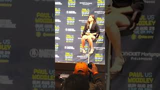 Amanda Serrano vs Yamileth Mercado in LA press conference [upl. by Jueta]