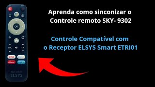 Como sincronizar programar o controle Remoto SKY9302 no ELSYS Smart ETRI01 [upl. by Nwhas699]