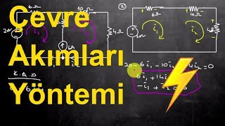 Elektrik Elektronik Mühendisliğine Giriş Ders 19Çevre Akımları Yöntemi Mesh Current Method [upl. by Nylaras]