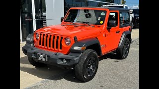 2020 Jeep Wrangler Sport Dartmouth New Bedford Fall River Wareham Fairhaven MA [upl. by Towny]