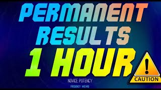 GET PERMANENT SUBLIMINAL RESULTS IN 1 HOUR PROCEED WITH CAUTION SUBLIMINAL FREQUENCY WIZARD [upl. by Anatolio]