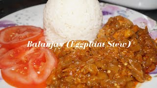 HOW TO MAKE GUYANESE BALANJAY EGGPLANT STEW WITHOUT MEAT [upl. by Aklog]