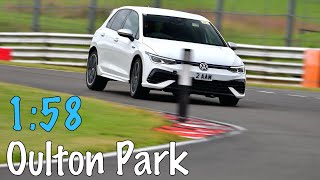 400hp Mk8 Volkswagen Golf R Oulton Park 100724 [upl. by Nedrob]